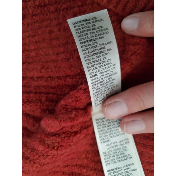 Goodthreads Women's Oversized Boucle Shaker Stitch size Large NWT defect - Picture 9 of 12